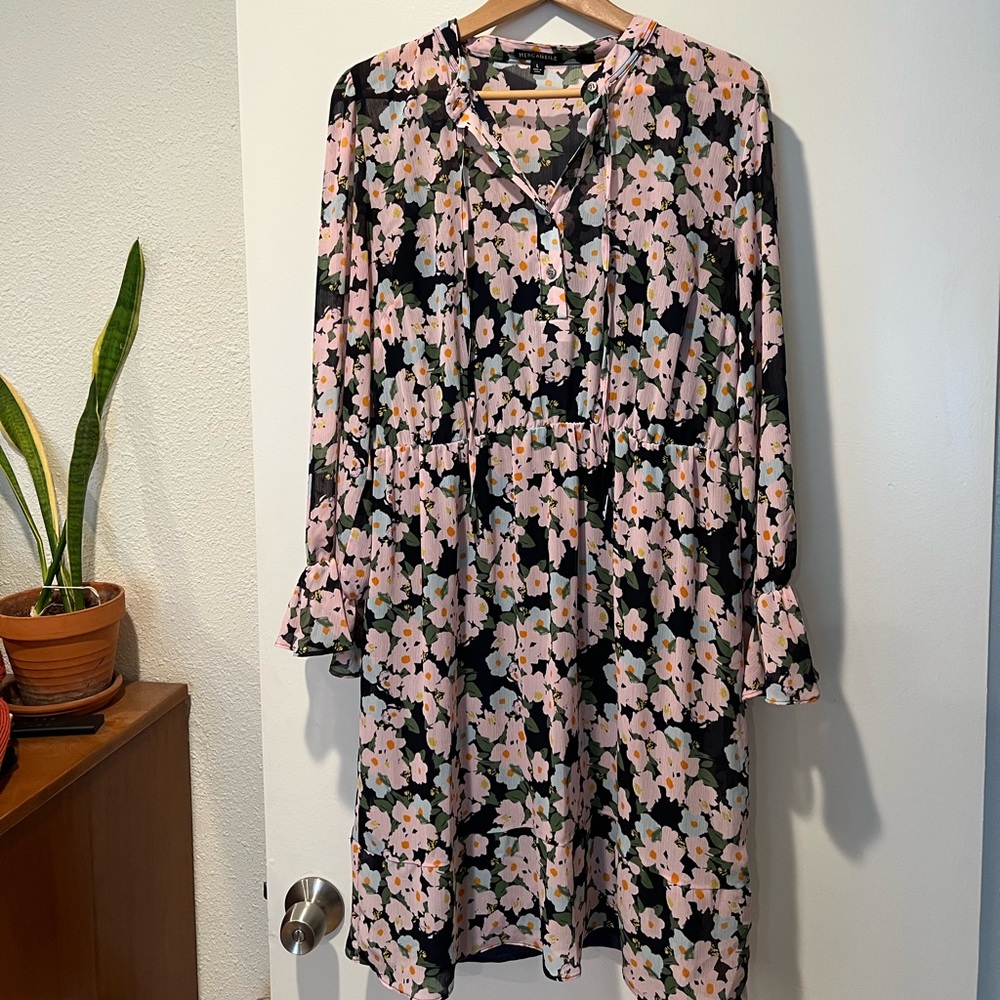 Floral slip dress J. Crew Mercantile Size L